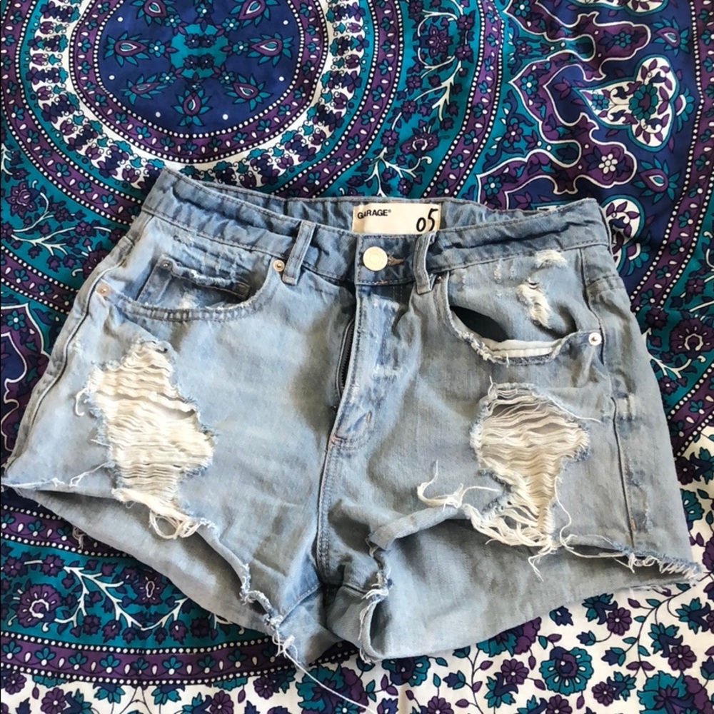 High Waisted Festival Shorts